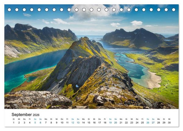 Produktbild: Blicke gen Norden (Tischkalender 2026 DIN A5 quer), CALVENDO Monatskalender