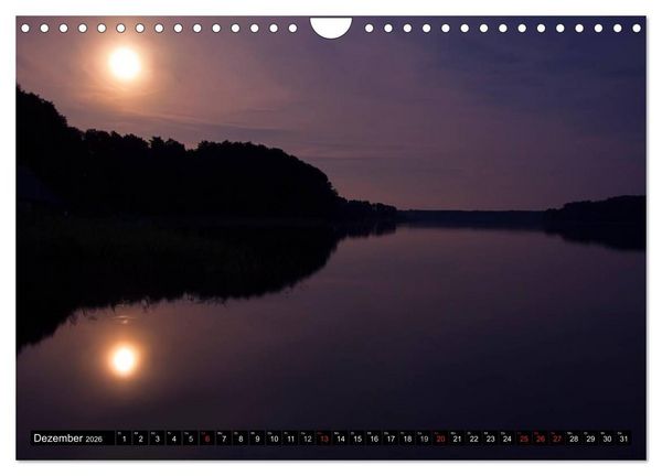 Produktbild: Mecklenburgische Seenplatte - zum Tr&auml;umen sch&ouml;n (Wandkalender 2026 DIN A4 quer), CALVENDO Monatskalender