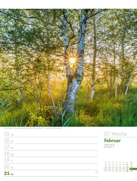 Produktbild: Unser Wald Wochenplaner Kalender 2027