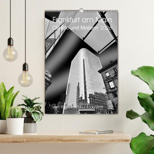 Produktbild: Frankfurt am Main - Classic und Modern (Wandkalender 2026 DIN A2 hoch), CALVENDO Monatskalender