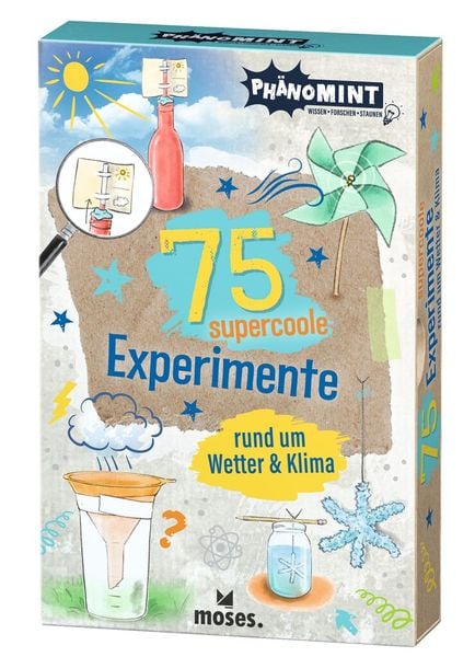 Produktbild: Ph&auml;noMINT 75 supercoole Experimente rund um Wetter & Klima