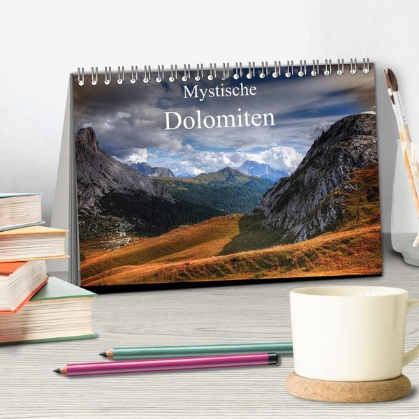 Produktbild: Mystische Dolomiten (Tischkalender 2027 DIN A5 quer), CALVENDO Monatskalender