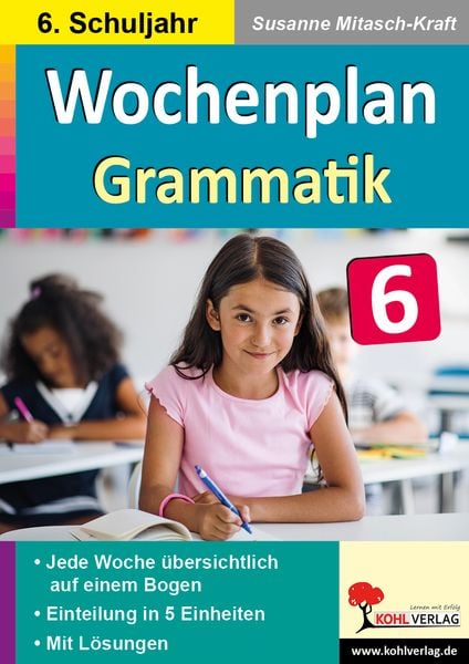 Produktbild: Wochenplan Grammatik / Klasse 6