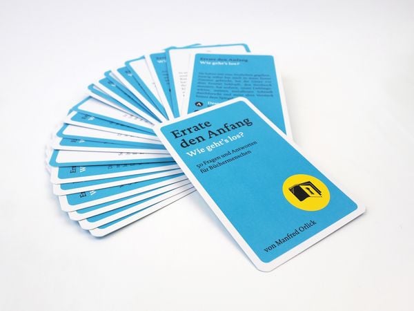 Produktbild: Errate den Anfang. Wie geht&rsquo;s los? 50 Fragen und Antworten f&uuml;r B&uuml;chermenschen