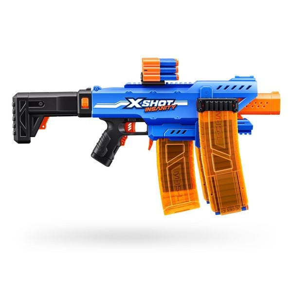 Produktbild: ZURU XSHOT - Insanity Clip Blaster motorisiert mit Darts