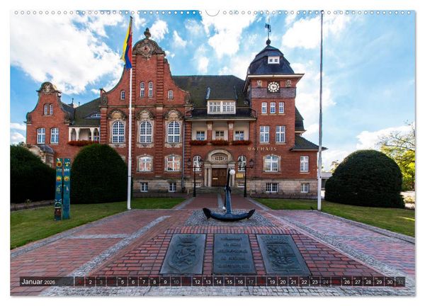 Produktbild: Papenburg - Venedig des Nordens (hochwertiger Premium Wandkalender 2026 DIN A2 quer), Kunstdruck in Hochglanz