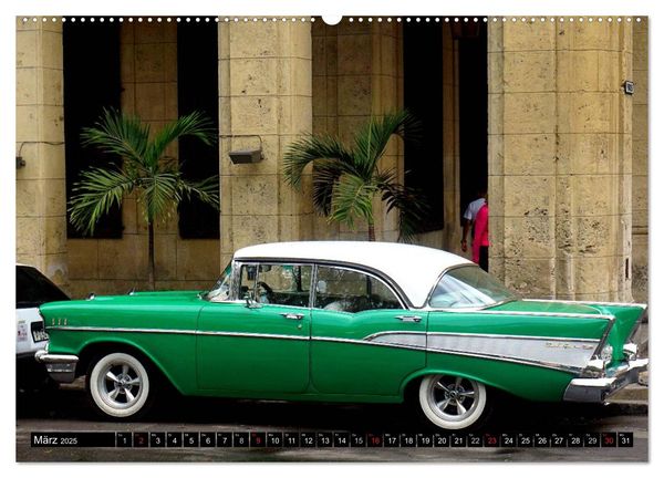 Produktbild: Auto-Legenden Chevrolet Bel Air (hochwertiger Premium Wandkalender 2025 DIN A2 quer), Kunstdruck in Hochglanz