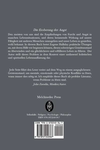 Produktbild: Die Eroberung der Angst