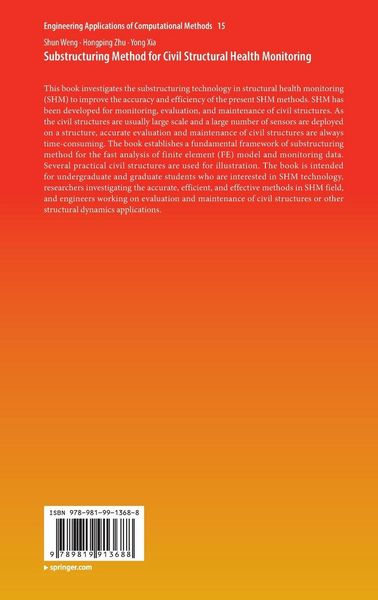 Produktbild: Substructuring Method for Civil Structural Health Monitoring