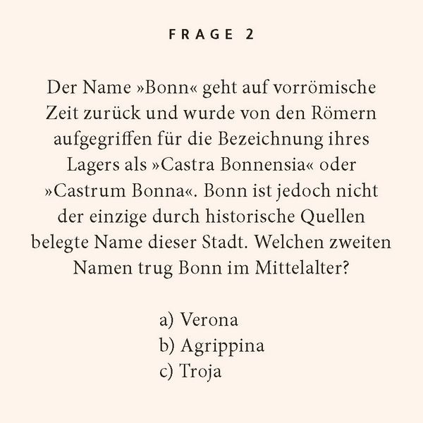 Produktbild: Bonn-Quiz