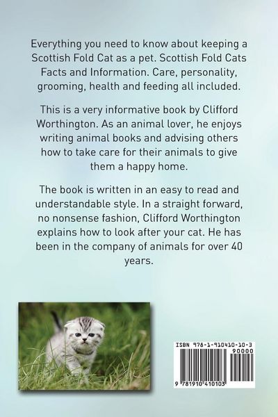 Produktbild: Scottish Fold Cats. Scottish Fold Cat Owners Manual. Scottish Fold Cat Care, Personality, Grooming, Health and Feeding All Included.
