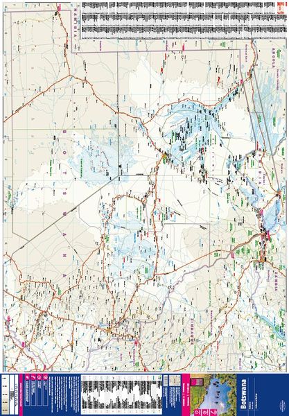 Produktbild: Reise Know-How Landkarte Botswana 1 : 1.000.000