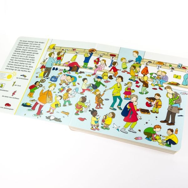 Produktbild: H&ouml;r mal (Soundbuch): Wimmelbuch: Im Kindergarten