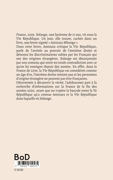 Produktbild: La lettre d'Aminata