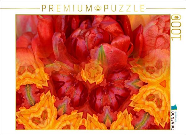 Produktbild: CALVENDO Puzzle Ein Motiv aus dem Kalender Tulpenphantasie | 1000 Teile Lege-Gr&ouml;&szlig;e 64x48cm Foto-Puzzle f&uuml;r gl&uuml;ckliche Stunden
