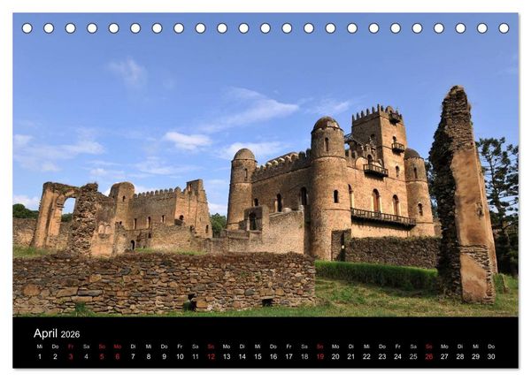 Produktbild: &Auml;thiopien Impressionen (Tischkalender 2026 DIN A5 quer), CALVENDO Monatskalender