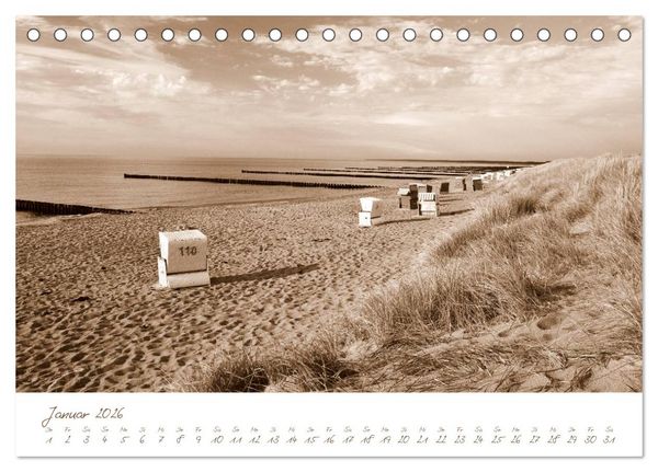 Produktbild: Ostsee-Nostalgie (Tischkalender 2026 DIN A5 quer), CALVENDO Monatskalender