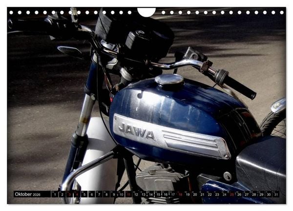 Produktbild: Motorrad-Legenden: JAWA (Wandkalender 2026 DIN A4 quer), CALVENDO Monatskalender