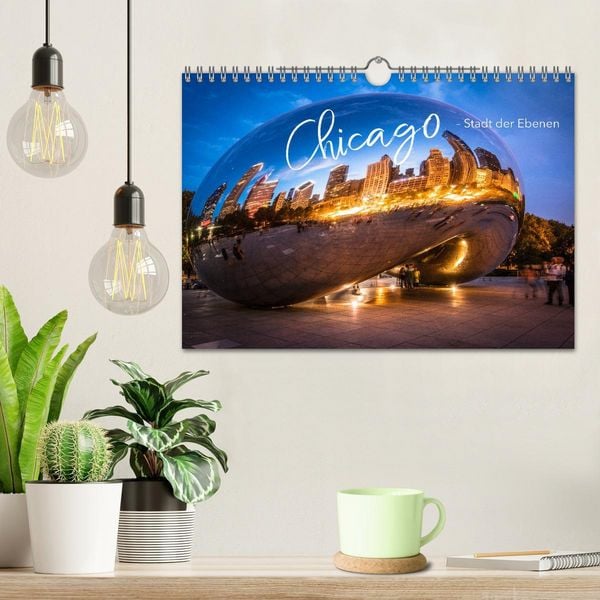 Produktbild: Chicago - Stadt der Ebenen (Wandkalender 2026 DIN A4 quer), CALVENDO Monatskalender