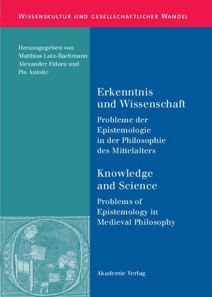Produktbild: Erkenntnis und Wissenschaft/ Knowledge and Science