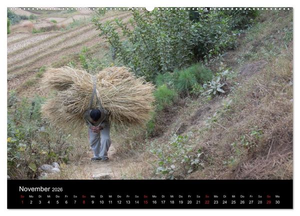 Produktbild: Bhutan 2026 - Land des Donnerdrachens (Wandkalender 2026 DIN A2 quer), CALVENDO Monatskalender