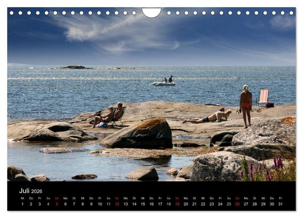 Produktbild: S&uuml;dschwedens Sch&auml;renk&uuml;ste (Wandkalender 2026 DIN A4 quer), CALVENDO Monatskalender