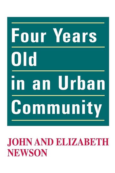 Produktbild: Four Years Old in an Urban Community