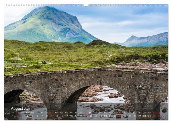 Produktbild: Scotland - From Edinburgh into the Highlands (High Quality Premium Wall Calendar 2026 DIN A2 landscape),CALVENDO 12 Month Wall Calendar