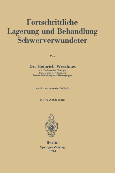 Produktbild: Fortschrittliche Lagerung und Behandlung Schwerverwundeter