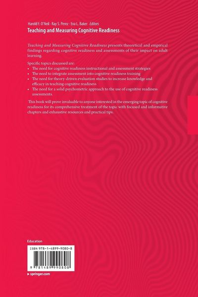Produktbild: Teaching and Measuring Cognitive Readiness