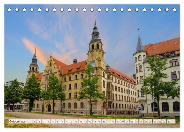 Produktbild: Halle a. d. Saale Impressionen (Tischkalender 2026 DIN A5 quer), CALVENDO Monatskalender