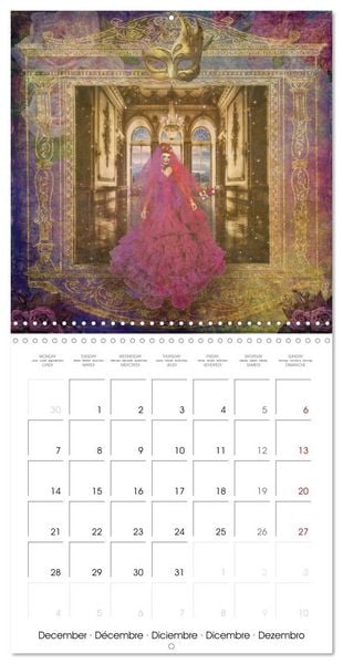 Produktbild: Lady Legends Fantasy Art (Wall Calendar 2026 12 &times; 12 Inch) CALVENDO 12 Month Wall Calendar