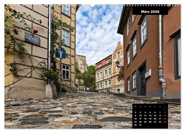Produktbild: Rudolstadt - Schwarza (hochwertiger Premium Wandkalender 2026 DIN A2 quer), Kunstdruck in Hochglanz
