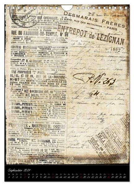 Produktbild: Vintage Welten (Wandkalender 2027 DIN A4 hoch), CALVENDO Monatskalender
