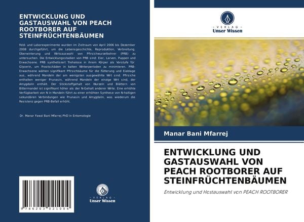 Entwicklung und Gastauswahl von Peach Rootborer Auf Steinfrüchtenbäumen, Taschenbuch von Manar Bani Mfarrej, Verlag Unser Wissen, 9786203021004