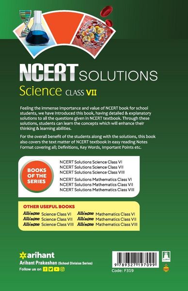 Produktbild: NCERT Solutions SCIENCE for class 7th