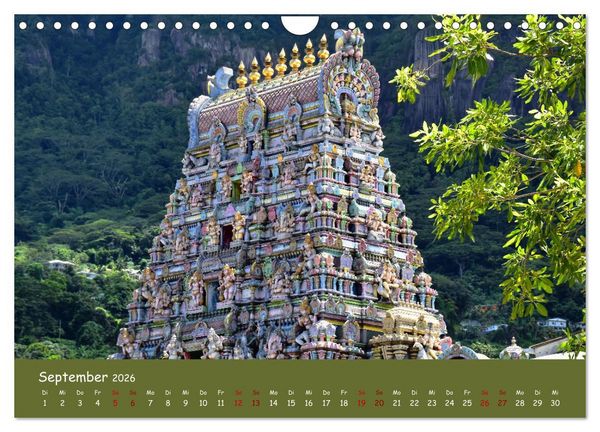 Produktbild: Mah&egrave; und die Inseln der Seychellen (Wandkalender 2026 DIN A4 quer), CALVENDO Monatskalender