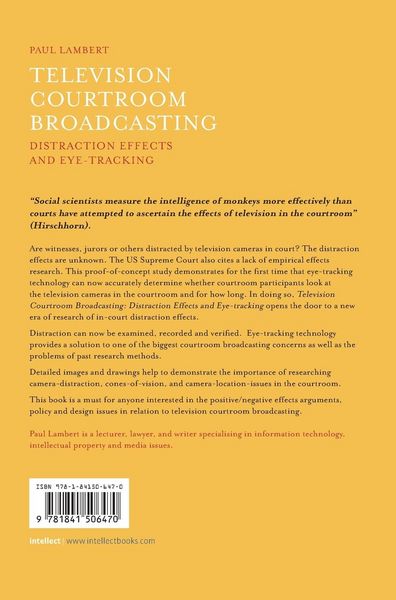 Produktbild: Television Courtroom Broadcasting