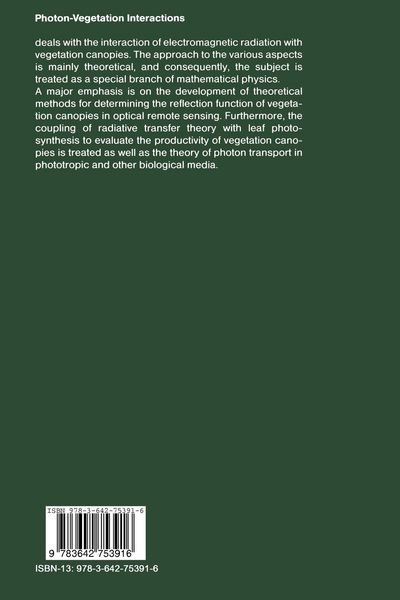 Produktbild: Photon-Vegetation Interactions