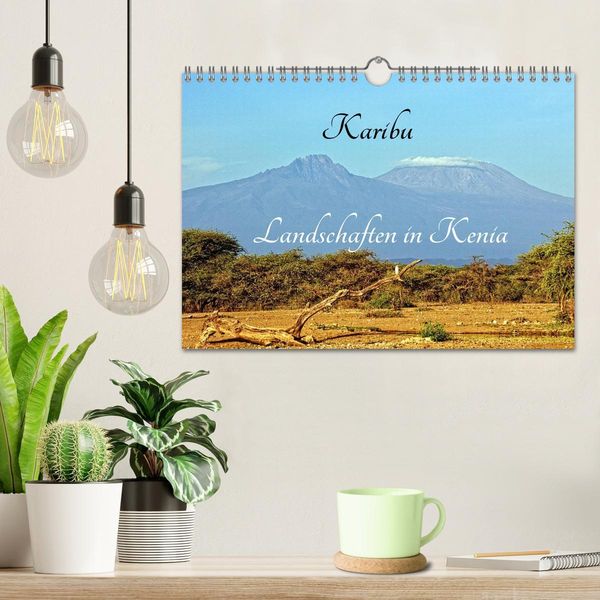 Produktbild: Karibu - Landschaften in Kenia (Wandkalender 2026 DIN A4 quer), CALVENDO Monatskalender