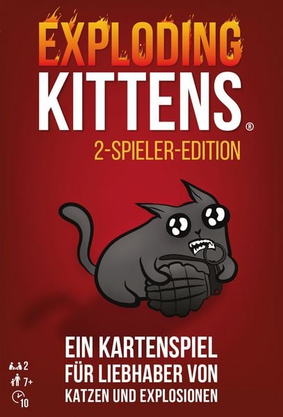 Produktbild: Exploding Kittens 2-Spieler-Edition (Einzelartikel)