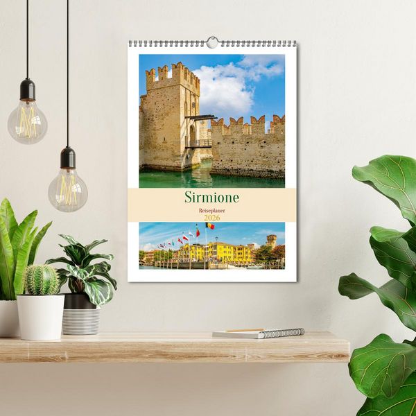 Produktbild: Sirmione - Reiseplaner (Wandkalender 2026 DIN A3 hoch), CALVENDO Monatskalender