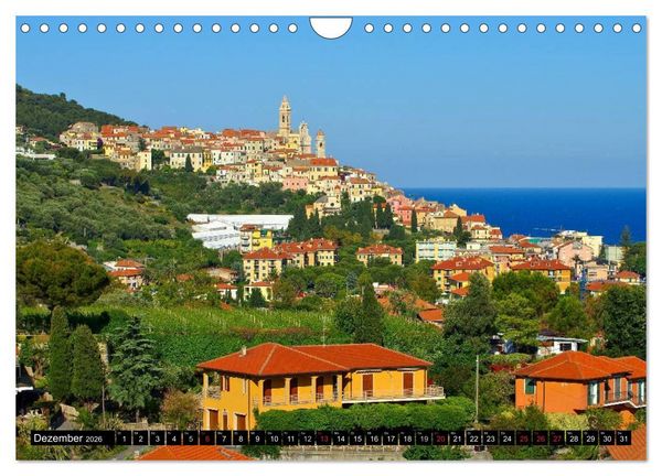 Produktbild: Riviera di Ponente (Wandkalender 2026 DIN A4 quer), CALVENDO Monatskalender