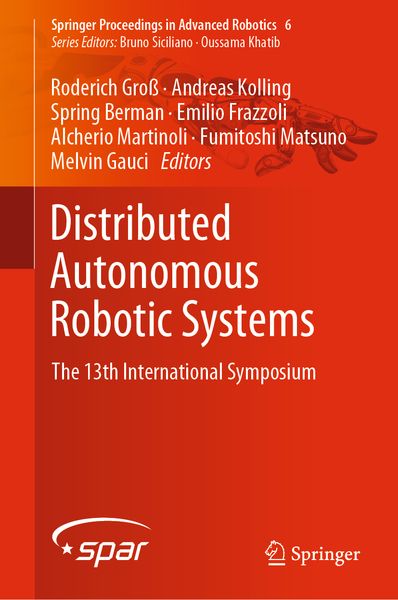 Produktbild: Distributed Autonomous Robotic Systems