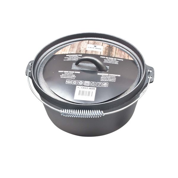 neuetischkultur Gusseisenpfanne 28x13cm mit Deckel Gusseisenpfanne 28x13cm mit Deckel