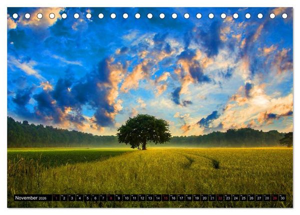 Produktbild: Landschaften im Farbrausch (Tischkalender 2026 DIN A5 quer), CALVENDO Monatskalender