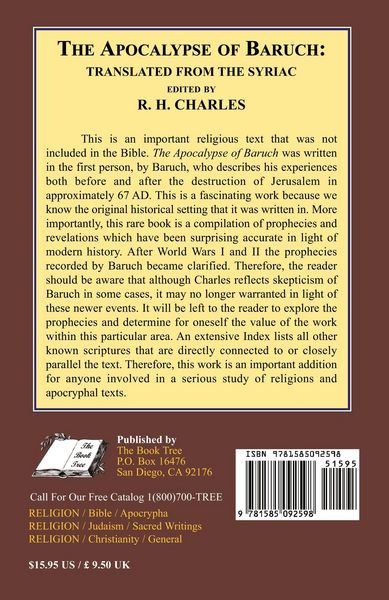 Produktbild: The Apocalypse of Baruch