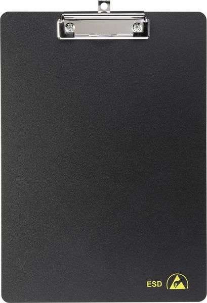 Produktbild: A4-317225 ESD-Klemmbrett 1 St. Schwarz (L x B) 317mm x 225mm