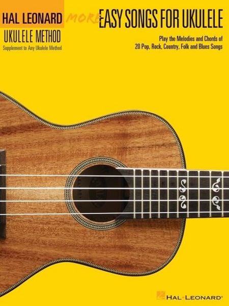 Produktbild: More Easy Songs for Ukulele by Lil' REV Supplementary Songbook to the Ukulele Method Book 2 20 Pop, Folk and Blues Classics with Tab, Standard Notation and Chord Diagrams