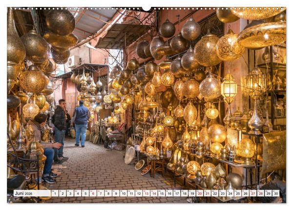 Produktbild: Marokko - Marrakesch (Wandkalender 2026 DIN A2 quer), CALVENDO Monatskalender